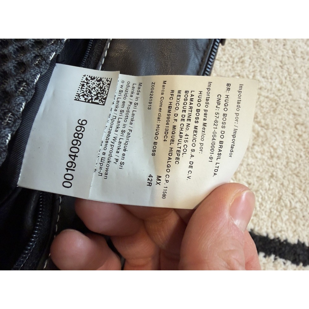Hugo Boss - McLaren Limited Edition Aniline Leather Jacket Size‎ 42R - Picture 9 of 16